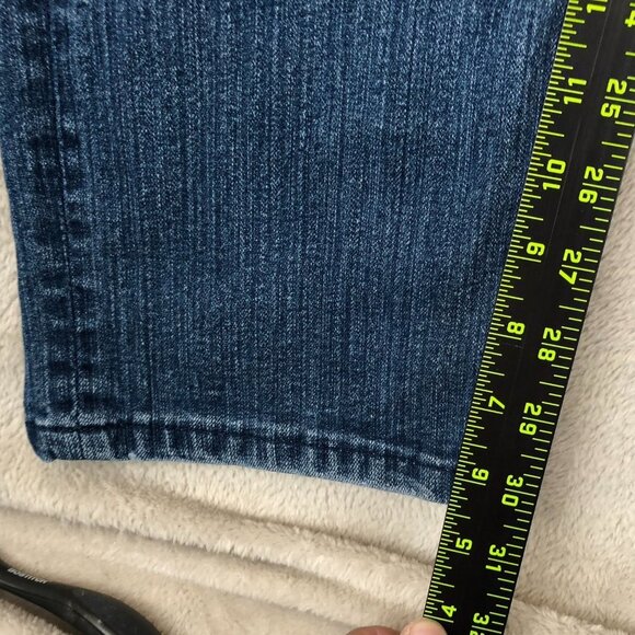Vintage Sasson Women's Jeans Size 14 36x30 Straight Leg Hustle Blue Classic - Picture 6 of 16